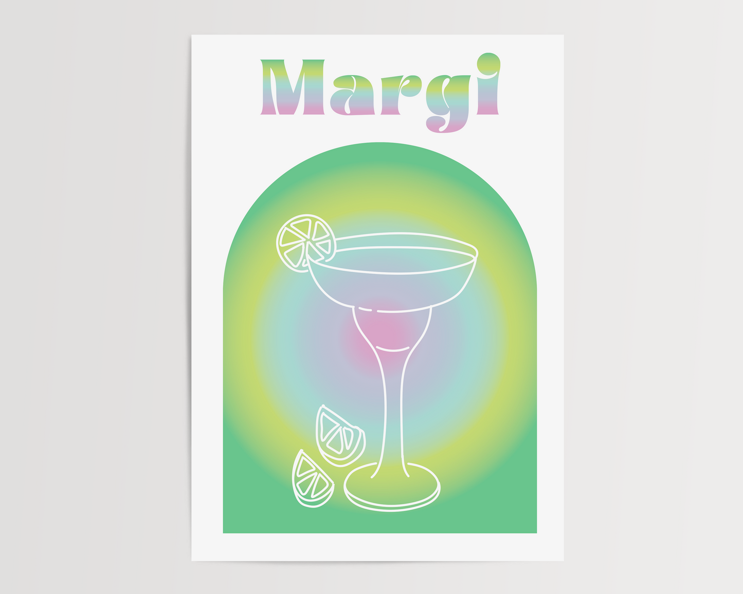 Margarita Cocktail Print