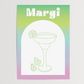 Margarita Cocktail Print