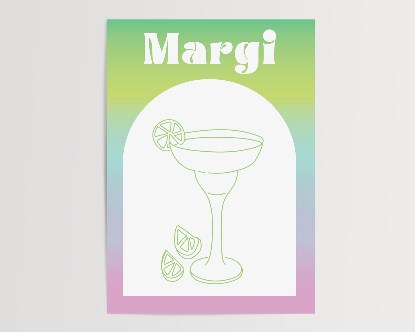 Margarita Cocktail Print