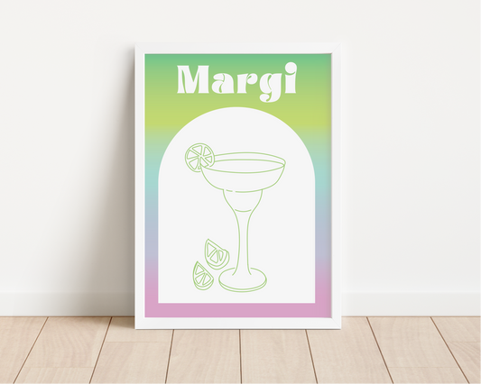 Margarita Cocktail Print