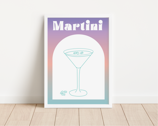 Espresso Martini Cocktail Print