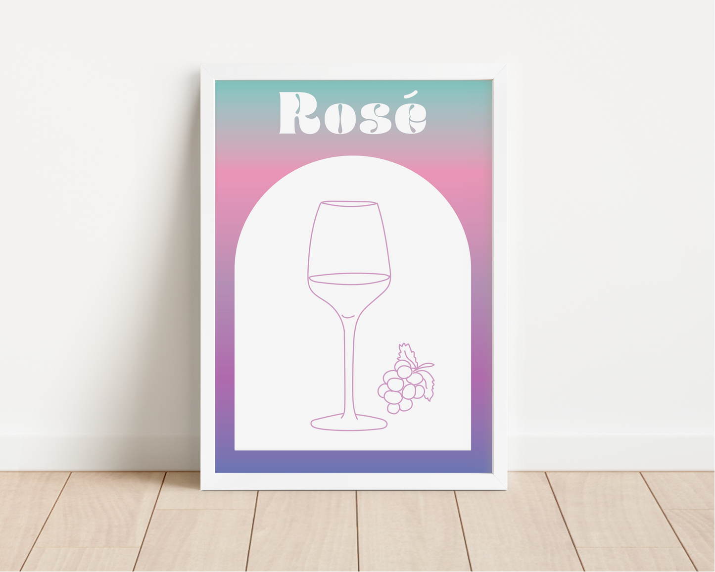 Rosè Cocktail Print