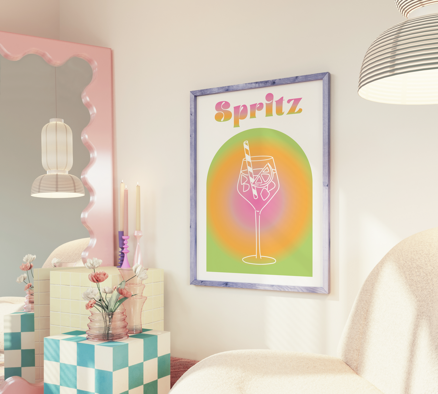 Spritz Cocktail Print