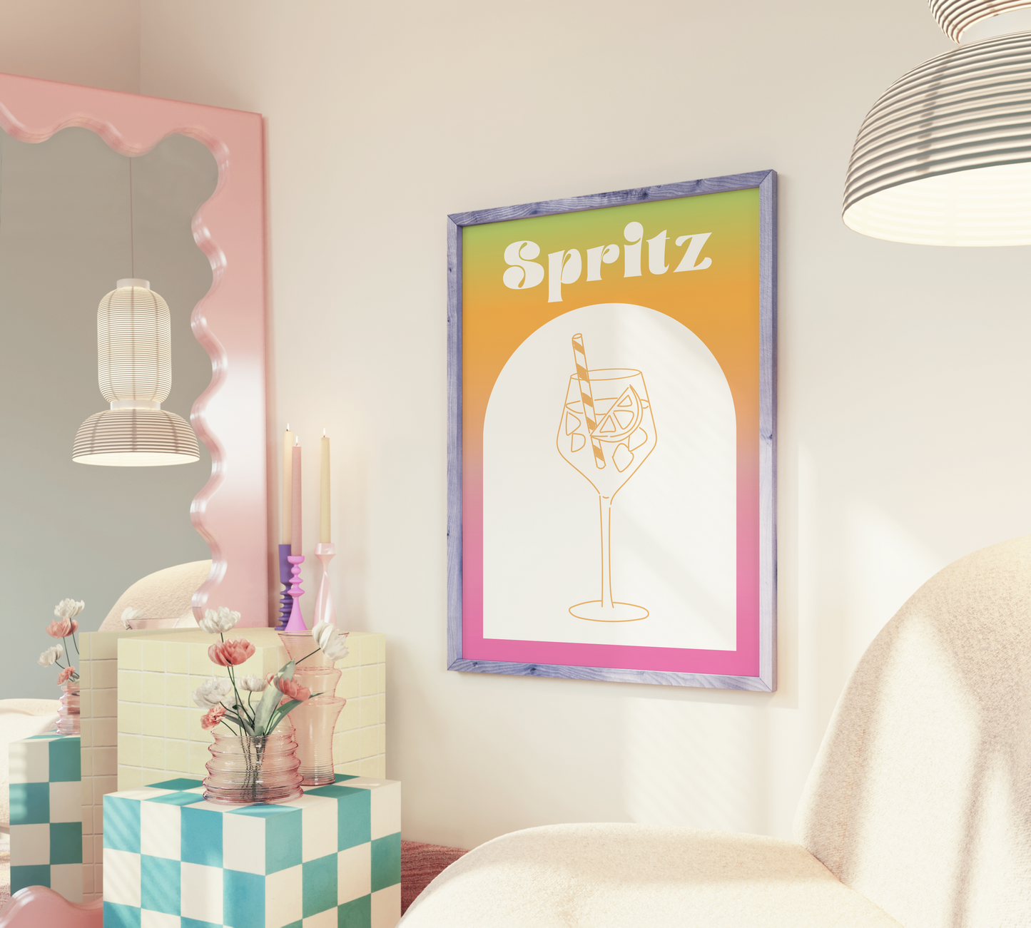 Spritz Cocktail Print