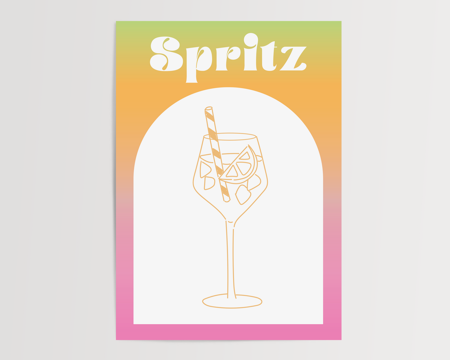 Spritz Cocktail Print