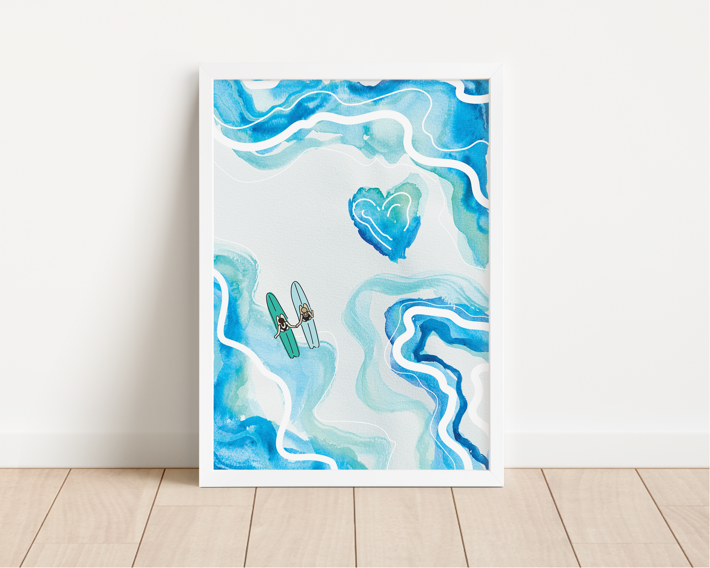 Heart Reef Print