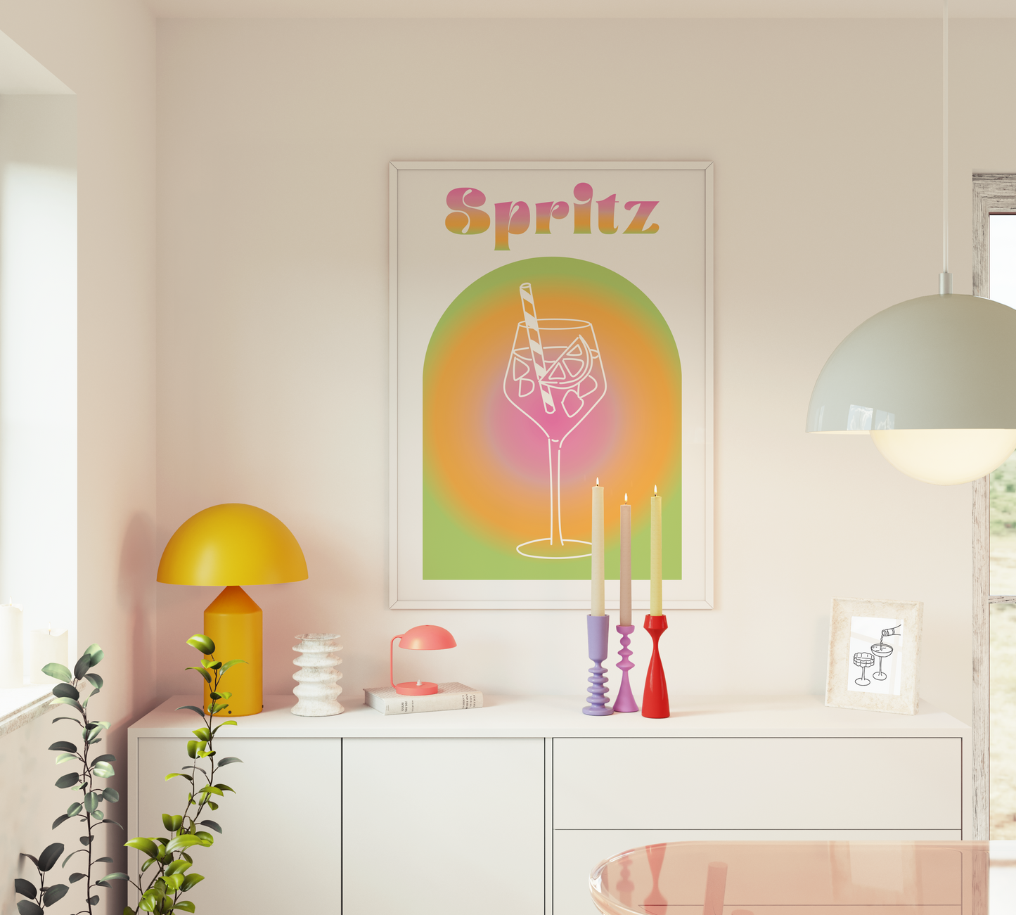 Spritz Cocktail Print