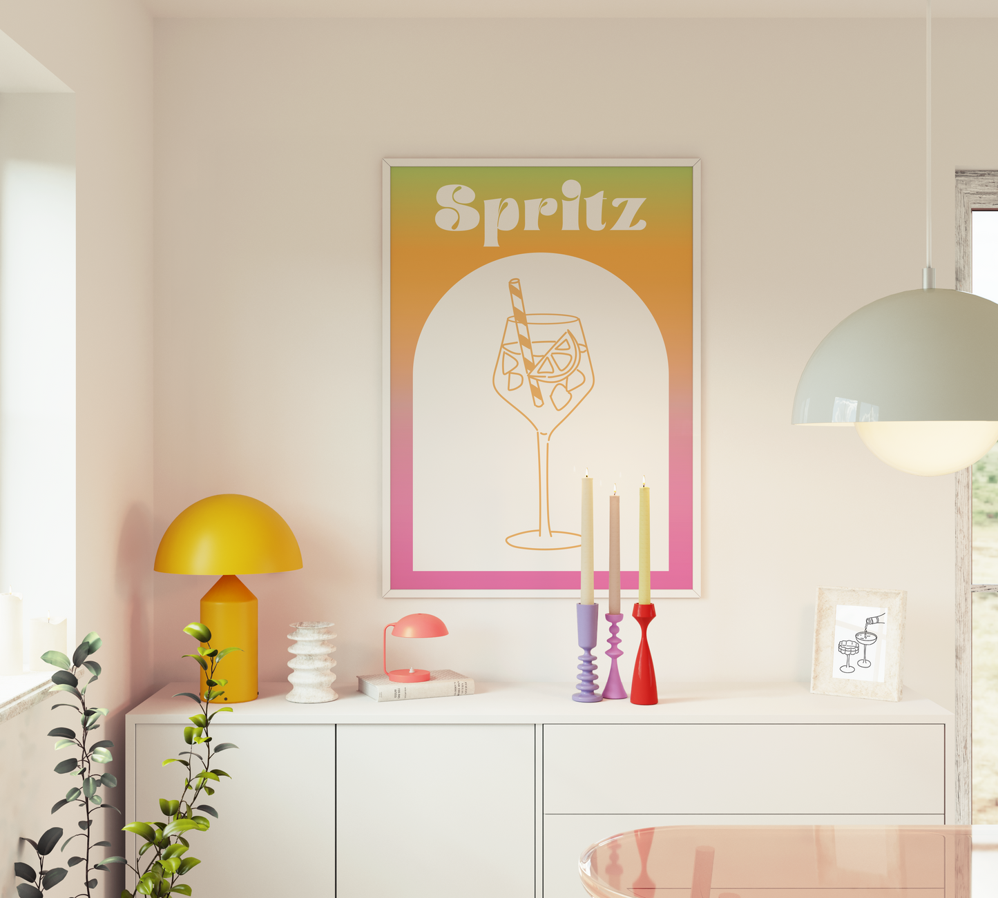 Spritz Cocktail Print